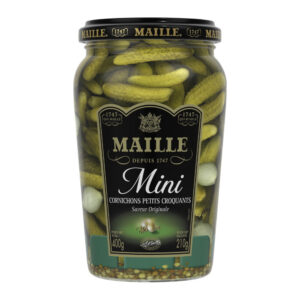 MAILLE Mini cornichons petits croquants saveur originale 210g