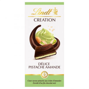 LINDT Création Délice Pistache Amande Tablette 150 G