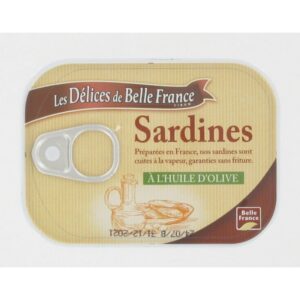 Sardines huile d'olive Delice de Belle France