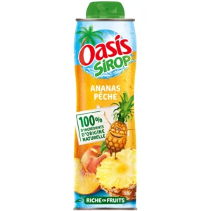Sirop OASIS Ananas Fersken 60cl