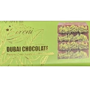 DUBAI SJOKOLADE med PISTASJ 100g