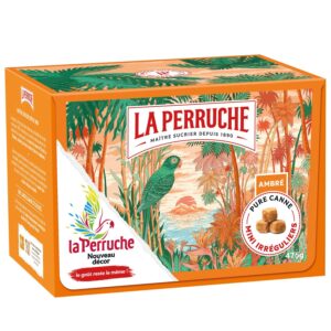 La Perruche mini sukker biter brunt 475g