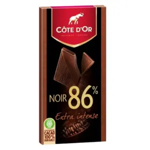 COTE D'OR Tablette de chocolat Noir Intense 86% 100g