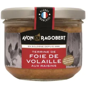 Avon Terrine de foie de volaille aux raisins 180g